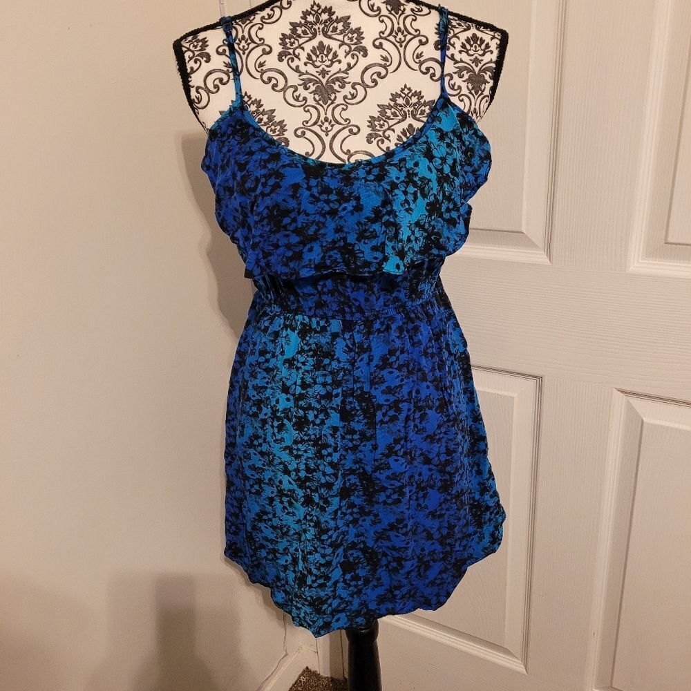 Cotton On Blue Floralmini Dress